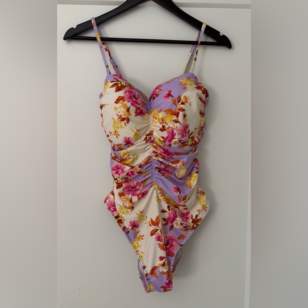 Cupshe Technicolor Tummy Control One-Piece Swimsuit